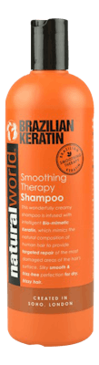 Natural World Brazilian Keratin Smoothing Therapy Shampoo 500 ml
