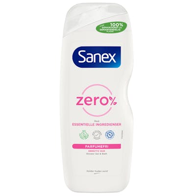 Sanex Shower Gel Zero% 600 ml