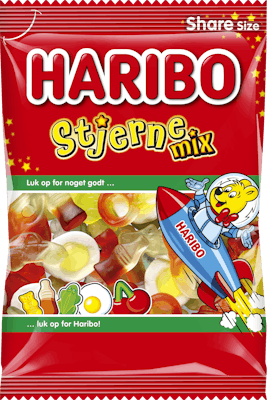 Haribo Stjerne Mix 375 g