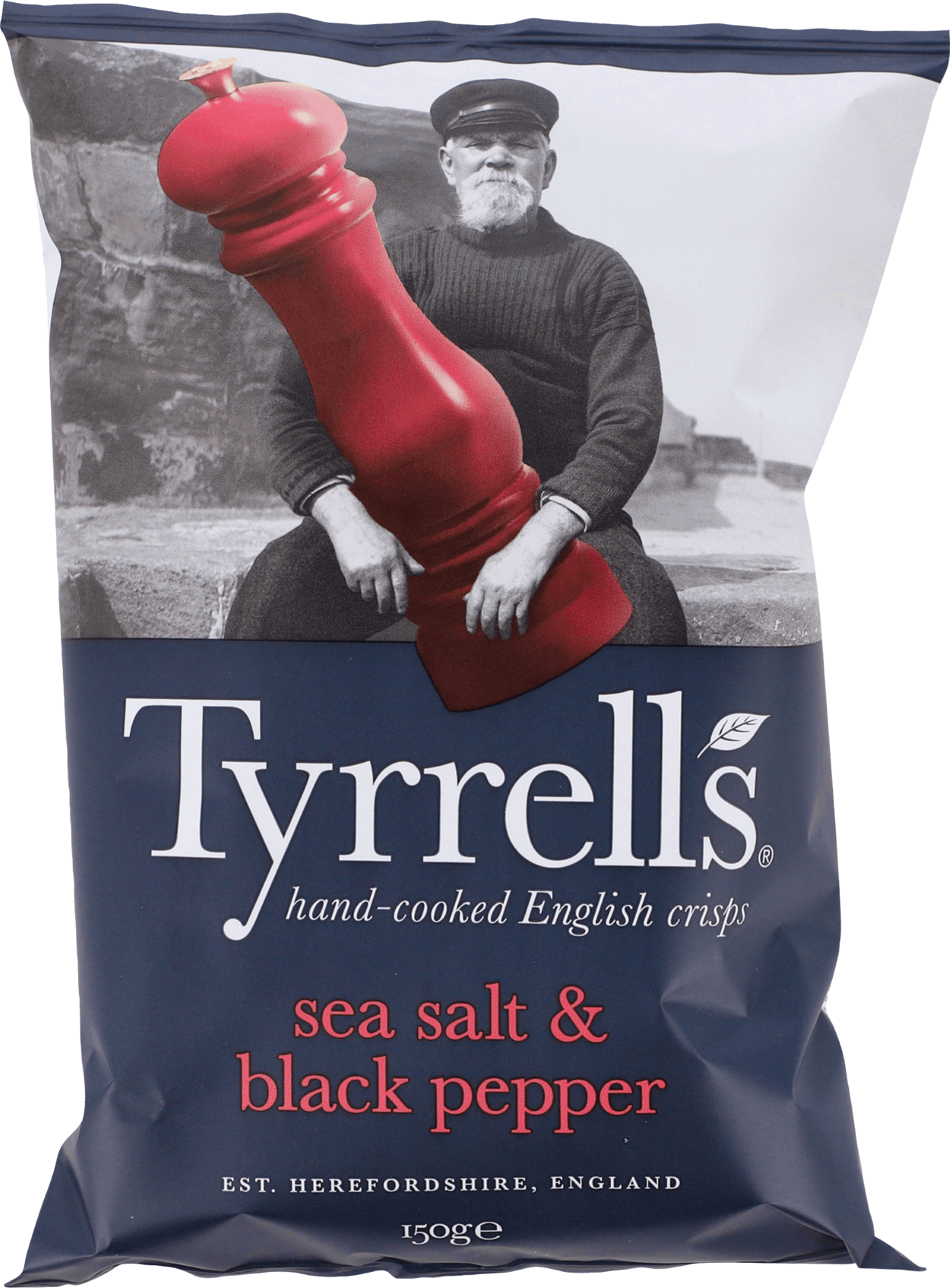 Tyrrells Sea Salt & Black Pepper 150 g 27.95 kr