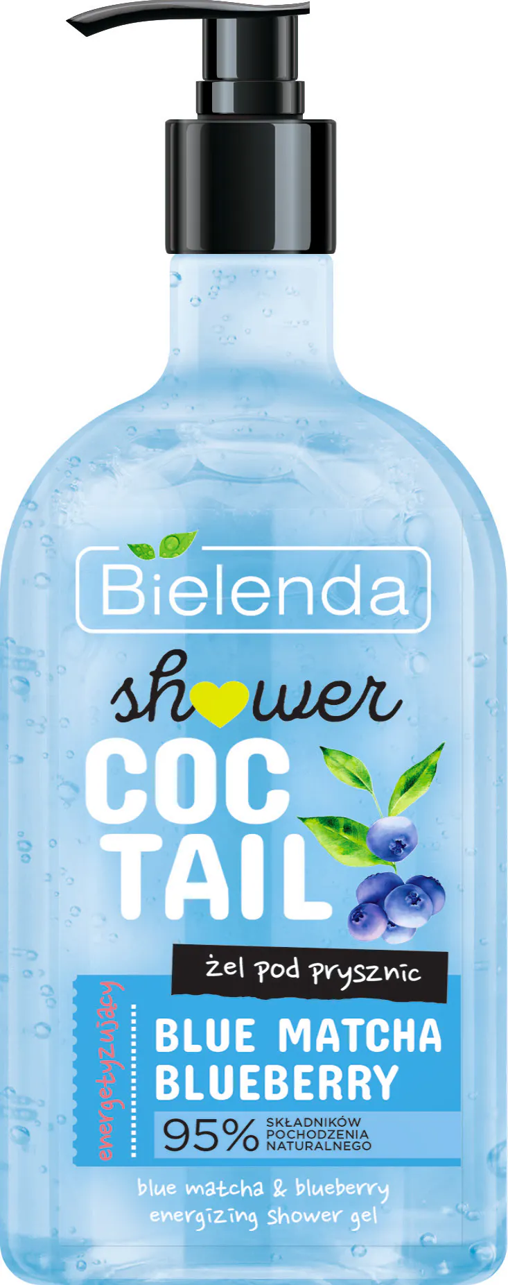 Bielenda Shower Coctail Energizing Shower Gel Blue Matcha + Blueberry 400 ml