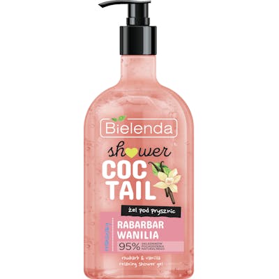 Bielenda Shower Coctail Relaxing Shower Gel Rhubarb + Vanilla 400 ml