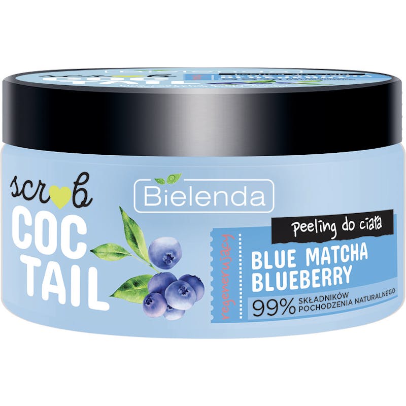 Bielenda Coctail Scrub Regenerating Body Peeling Blue Matcha + Blueberry 350 g