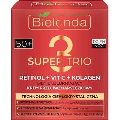 Bielenda Super Trio Retinol + Vit C + Collagen Strongly Firming Anti-wrinkle Cream 50+ Day &amp; Night 50 ml