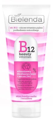 Bielenda B12 Beauty Vitamin Vitamin 2-Phase Cream + Serum 2in1 For Day And Night 45 g