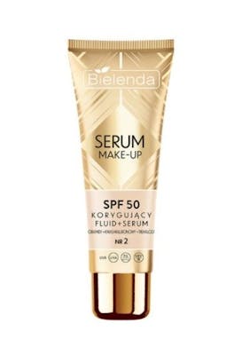 Bielenda Make-up Serum Correcting Fluid + Serum SPF50 For All Skin Types Shade 2 30 ml