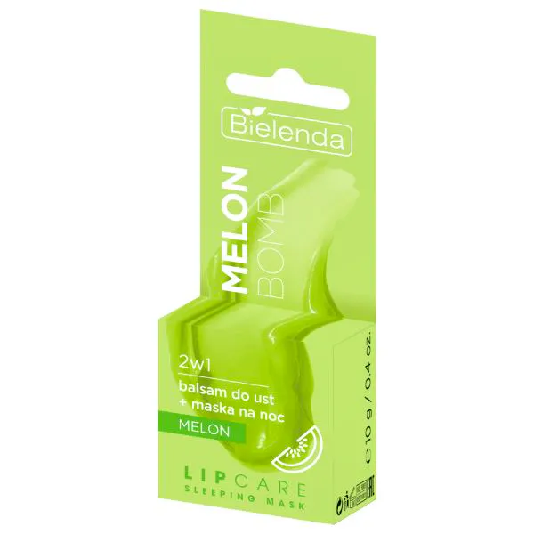Bielenda Lip Care Sleeping Mask Melon Bomb 2in1 Lip Balm + Melon Night Mask 10 g