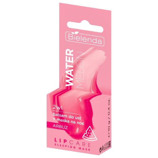 Bielenda Lip Care Sleeping Mask Watermelon 2in1 Lip Balm + Watermelon Night Mask 10 g
