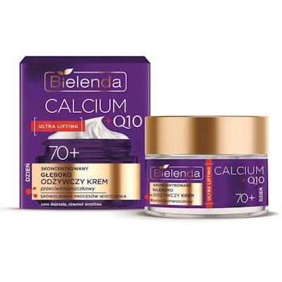 Bielenda Calcium + Q10 Concentrated Deeply Nourishing Anti-wrinkle Day Cream 70+ 50 ml