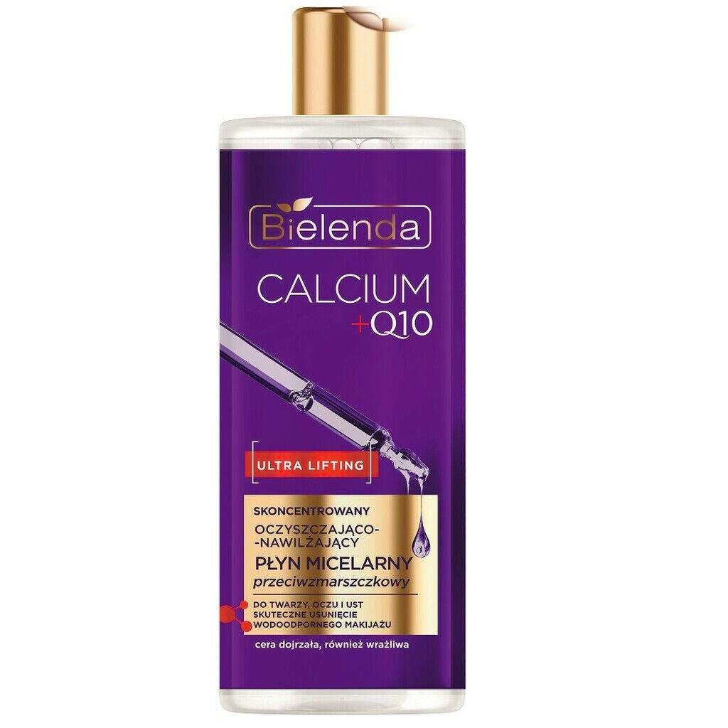 Bielenda Calcium + Q10 Concentrated Cleansing And Moisturizing Micellar Liquid Anti-Wrinkle 500 ml