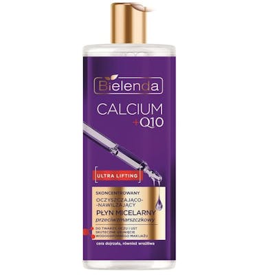 Bielenda Calcium + Q10 Concentrated Cleansing And Moisturizing Micellar Liquid Anti-Wrinkle 500 ml
