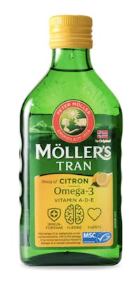 Möllers Tran Kalanmaksaöljy Sitruuna 250 ml
