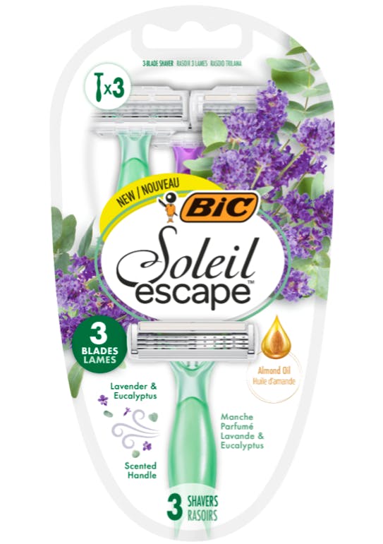 Bic Soleil Escape 3 Blades Razors 3 st