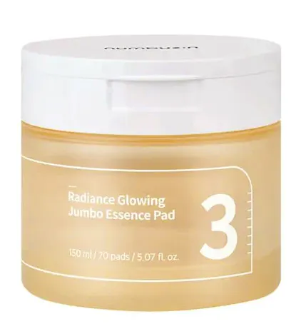 Numbuzin No.3 Radiance Glowing Jumbo Essence Pad 70 pcs