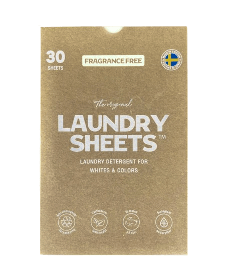 Laundry Sheets Laundry Sheets Fragrance Free 30 stk