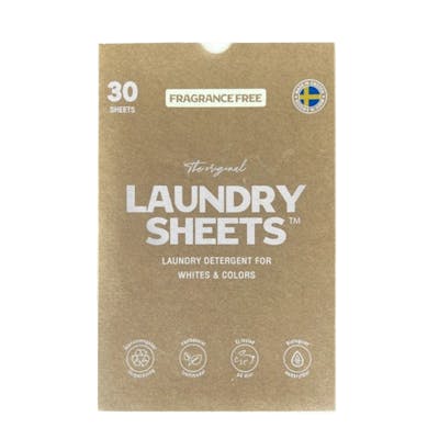 Laundry Sheets Laundry Sheets Fragrance Free 30 stk