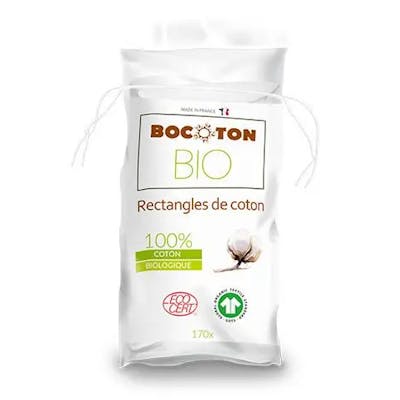 Bocoton Bio Rectangles Cotton Pads 170 st