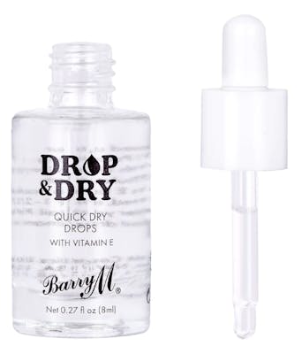 Barry M. Drop &amp; Dry Quick Dry Drops Clear 8 ml