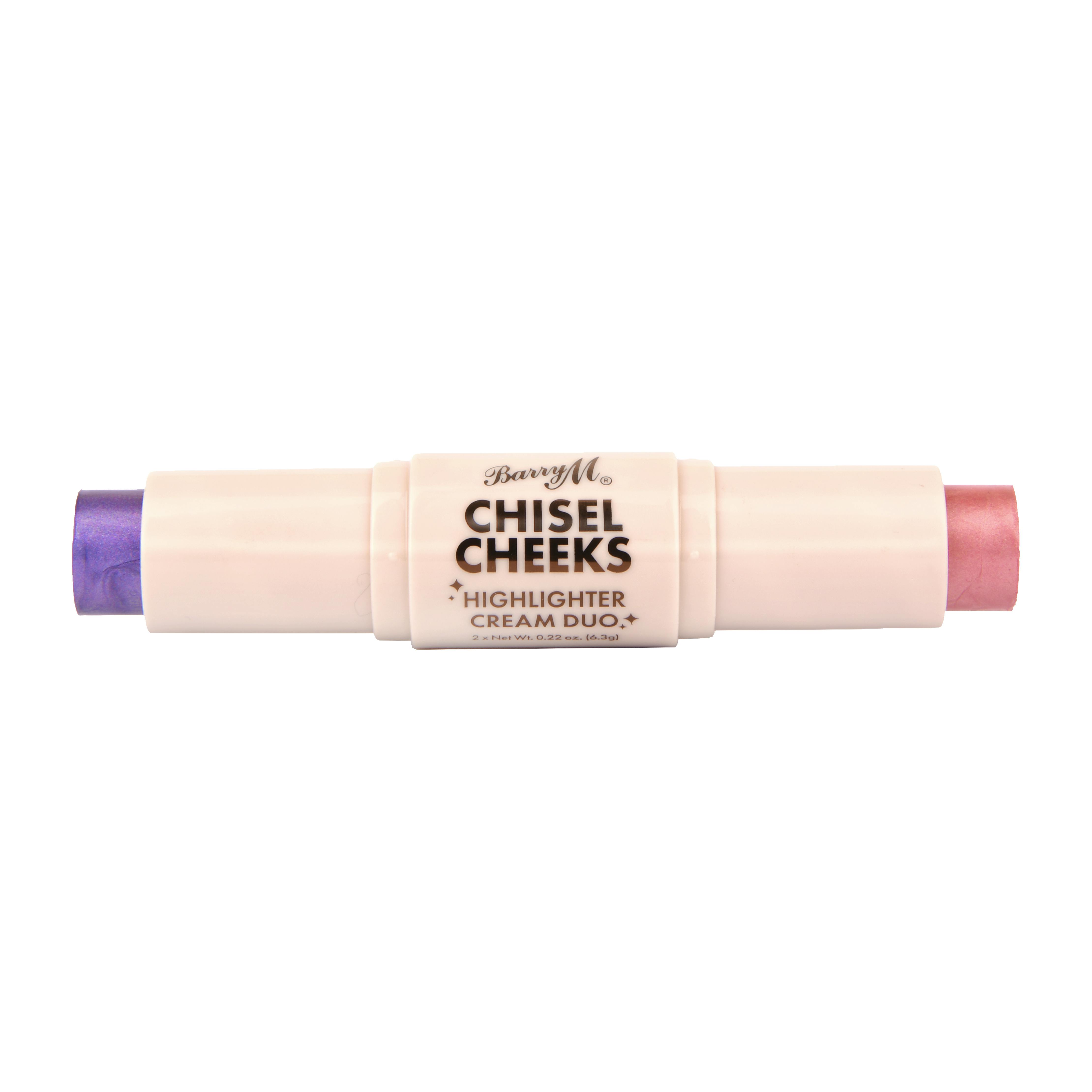 Barry M. Chisel Cheeks Highlighter Cream Duo Lilac/Pink 12,6 g