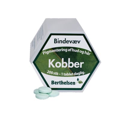 Berthelsen Kobber 2 mg 200 tabletter