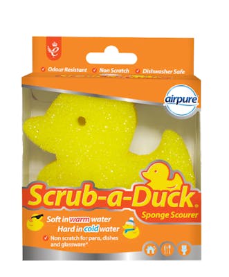 Airpure Scrub-a-Duck Sponge Scourer 1 kpl