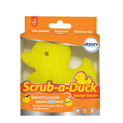 Airpure Scrub-a-Duck Sponge Scourer 1 kpl