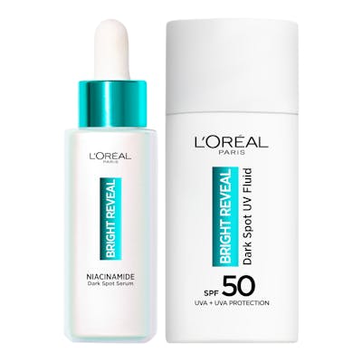 L&#039;Oréal Paris Bright Reveal Serum &amp; Day Cream Fluid SPF50 30 ml + 50 ml