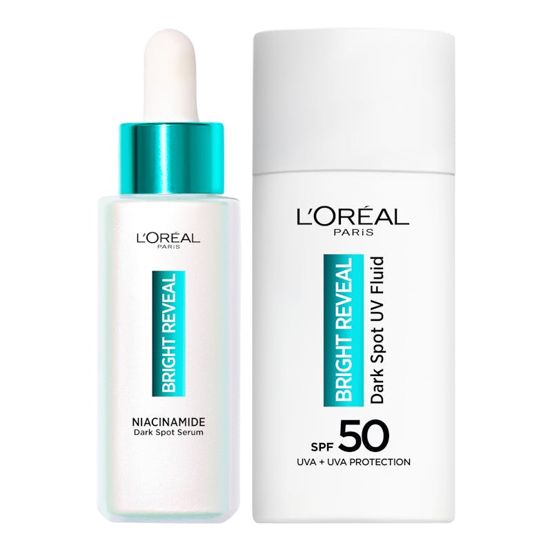 L&#039;Oréal Paris Bright Reveal Serum &amp; Day Cream Fluid SPF50 30 ml + 50 ml