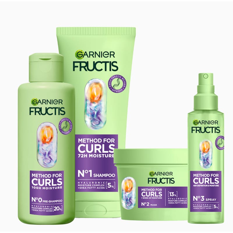 Garnier Fructis Method for Curls Set 2 x 200 ml + 370 ml + 150 ml
