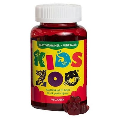 Kids Zoo Multivitamin + Mineraler 60 st