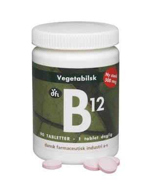 DFI B12 500 mcg - Vegetabilsk 90 tabletter