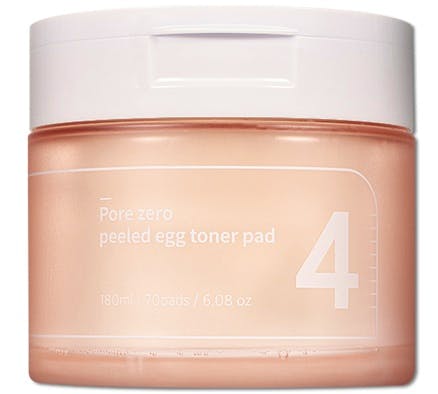 Numbuzin No.4 Pore Zero Peeled Egg Toner Pad 70 stk