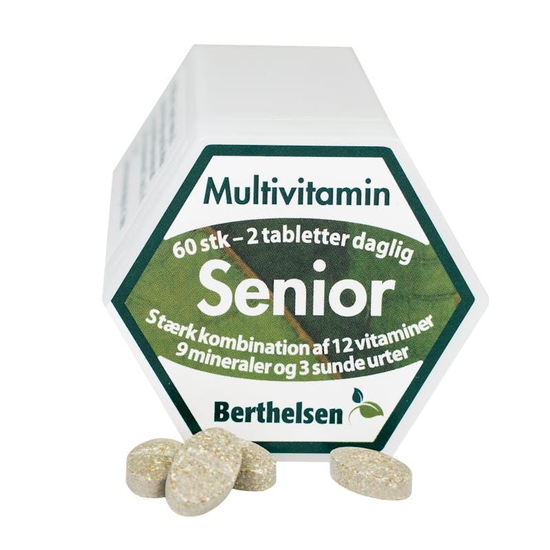 Berthelsen Seniorpillen 65+ 60 pcs