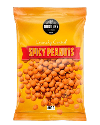 Nordthy Spicy Peanuts 600 g