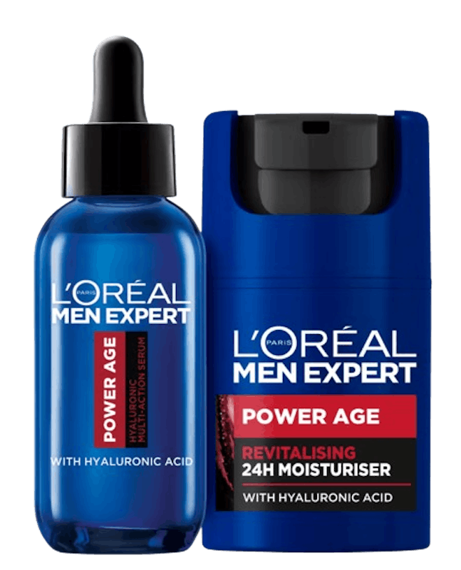L&#039;Oréal Paris Men Expert Power Age Serum &amp; Revitalizing Moisturizer 30 ml + 50 ml