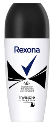 Rexona Women Invisible On Black &amp; White Clothes Roll-On 50 ml