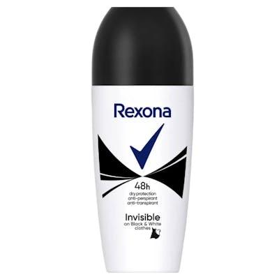 Rexona Women Invisible Black &amp; White Roll On 50 ml