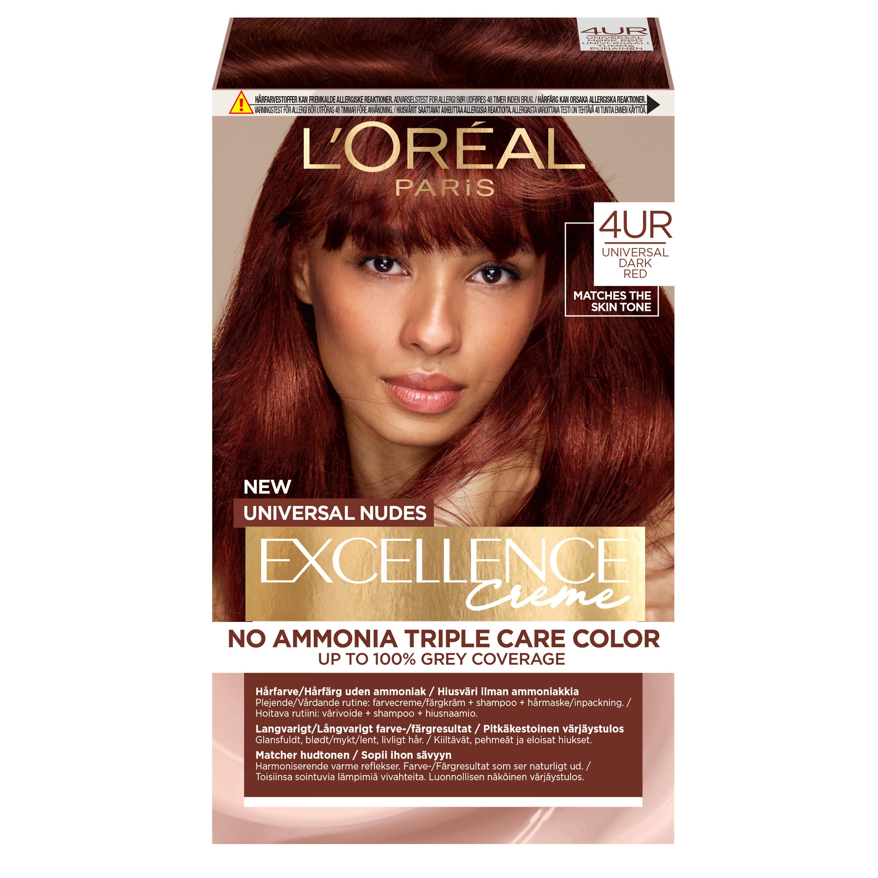 L'Oréal Paris Excellence Universal Nudes 030 Dark Red 1 stk