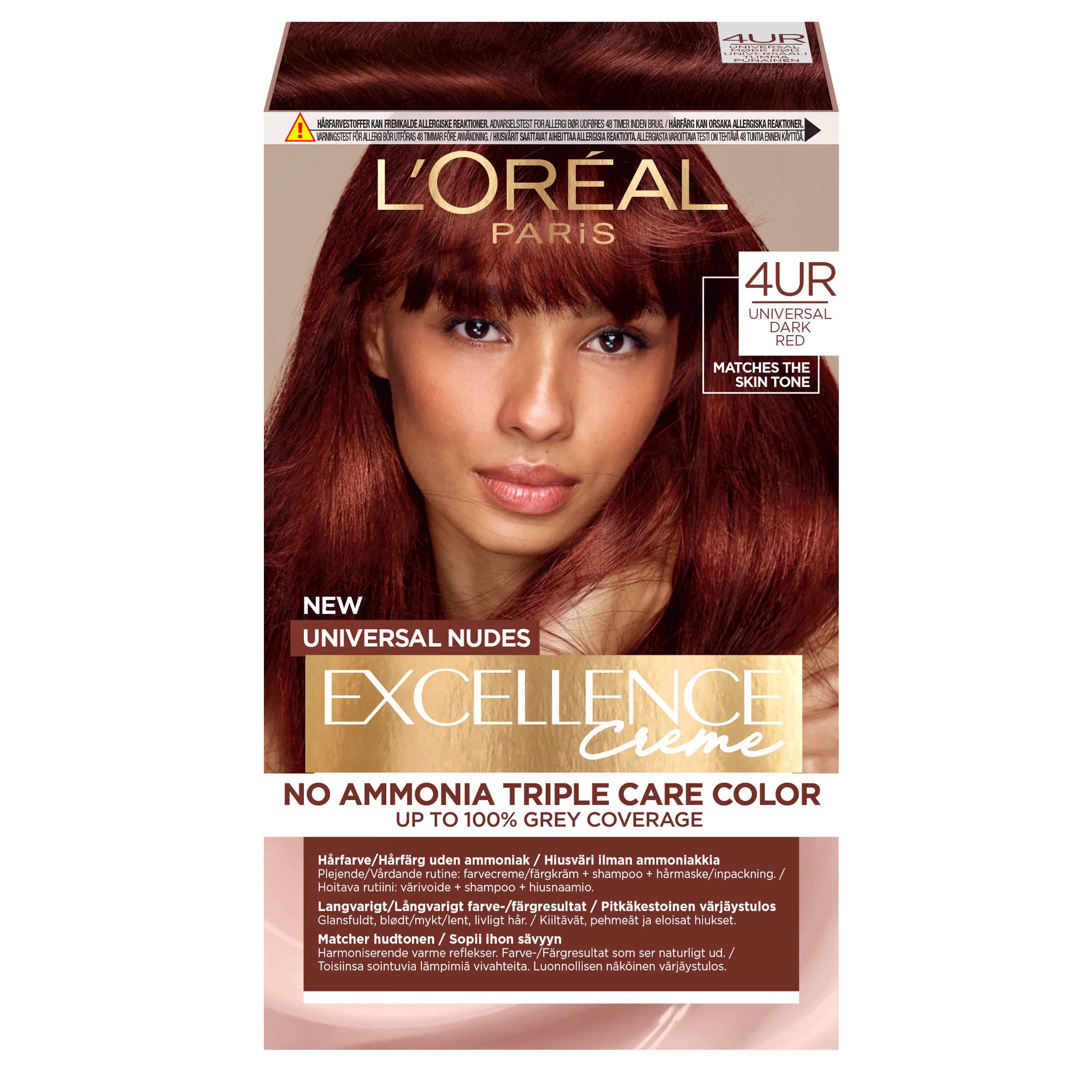 L'Oréal Paris Excellence Universal Nudes 030 Dark Red 1 pcs