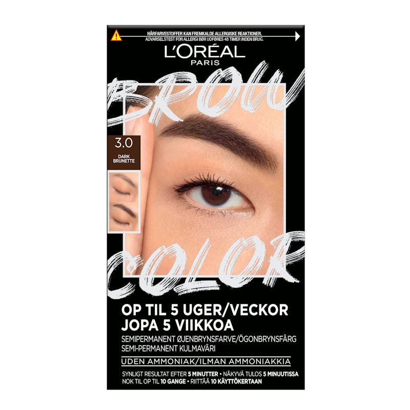 L&#039;Oréal Paris Brow Color Semi Permanent Eyebrow Color 3.0 Dark Brunette 1 pcs
