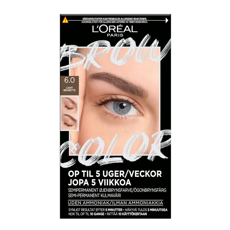 L&#039;Oréal Paris Brow Color Semi Permanent Eyebrow Color 6.0 Light Brunette 1 kpl