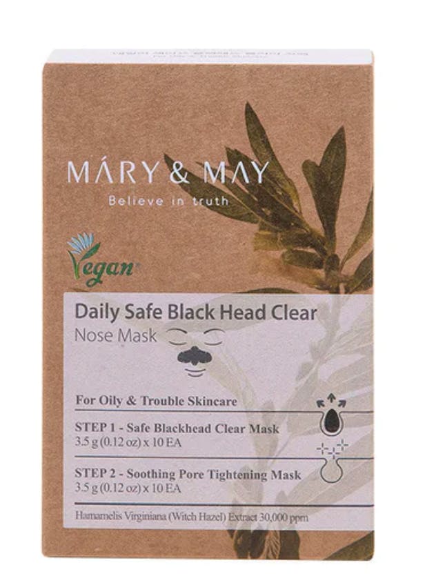 Mary & May Daily Safe Black Head Clear Nose Mask 10 stk