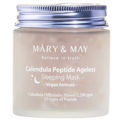 Mary &amp; May Calendula Peptide Ageless Sleeping Mask 110 g