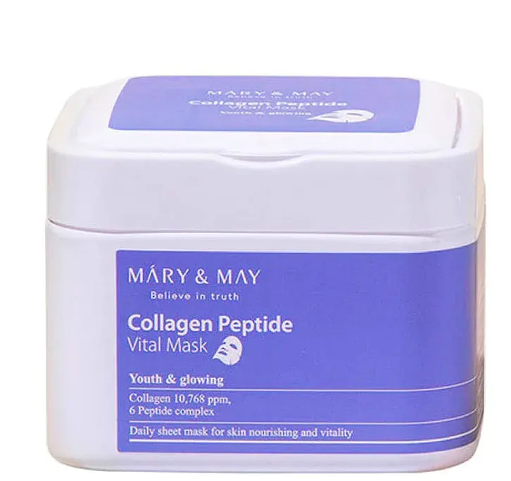 Mary & May Collagen Peptide Vital Mask 30 pcs