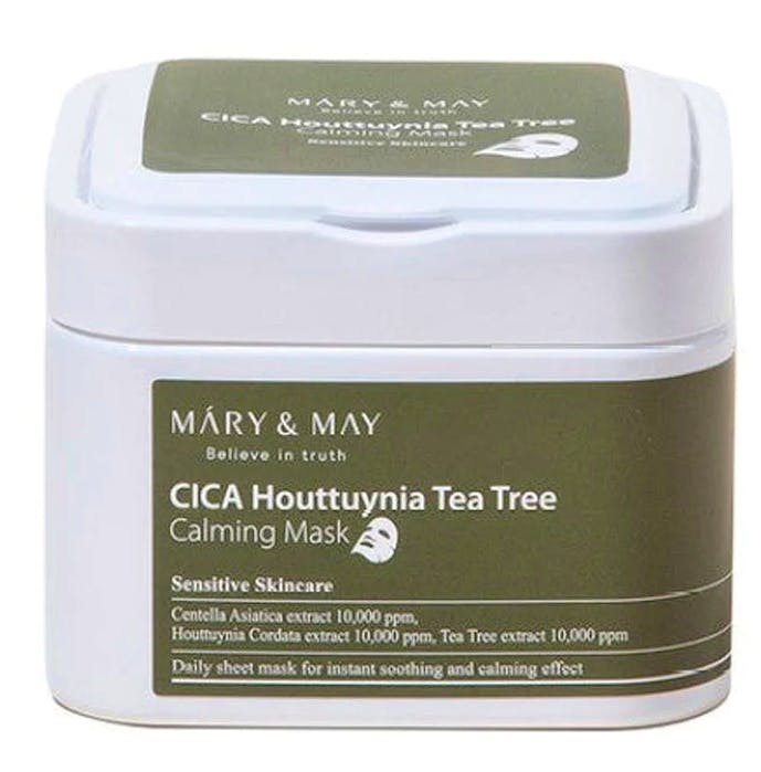 Mary & May Cica Houttuynia Tea Tree Claming Mask 30 st