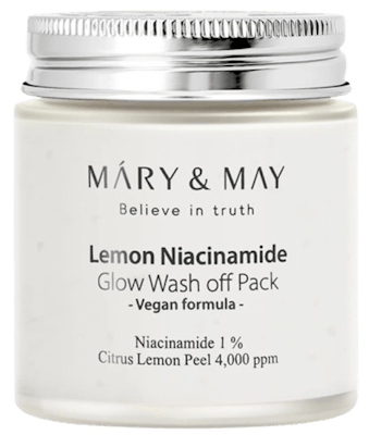 Mary &amp; May Lemon Niacinamide Glow Wash Off Pack 125 g
