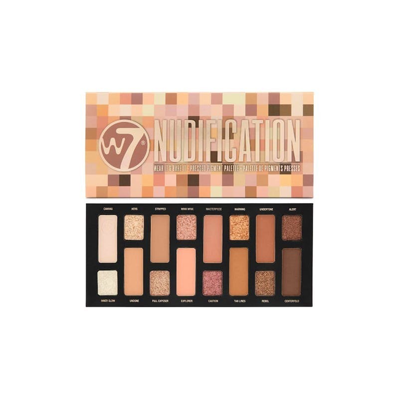 W7 Nudification Pressed Pigment Palette 1 st