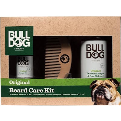 Bulldog Beard Care Kit 30 ml + 1 stk + 200 ml