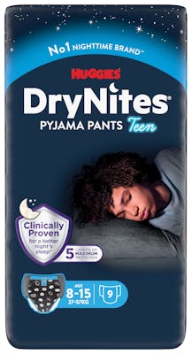 DryNites Boy Pyjama Pants 8-15 Jaar 9 st
