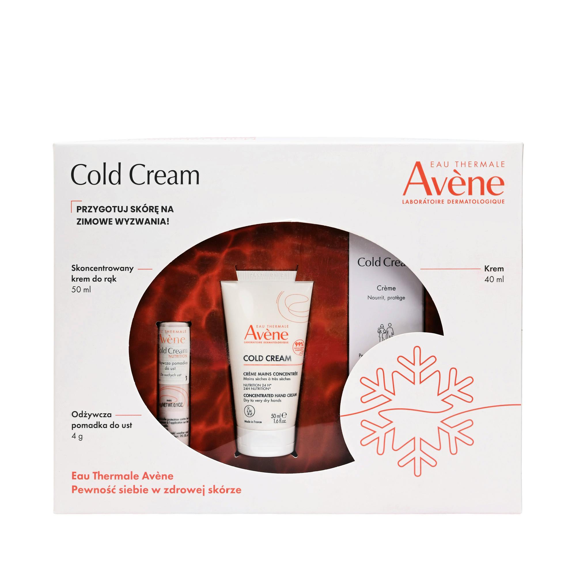 Avène Cold Cream Gift Set 4 g + 40 ml + 50 ml